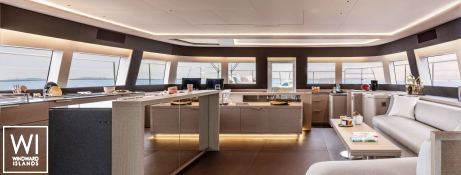 SIETE MARES  Lagoon Catamaran Power 78 Interior 1