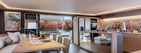 SIETE MARES  Lagoon Catamaran Power 78 Interior 1