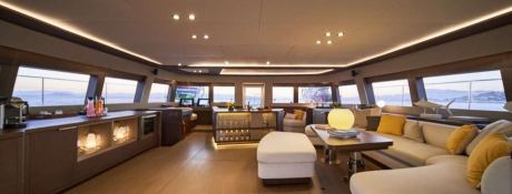 CRAZY HORSE  Lagoon Catamaran Power 78 Interior 1