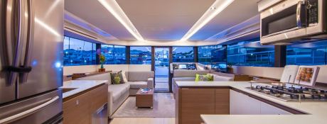 Zambezia  Leopard Yachts Leopard 53 Powercat Interior 1