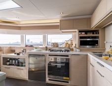 Lagoon 55 catamaran Charter kitchen