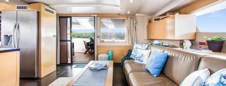 Perpetual Blue  Fountaine Pajot Catamaran 59 Interior 1